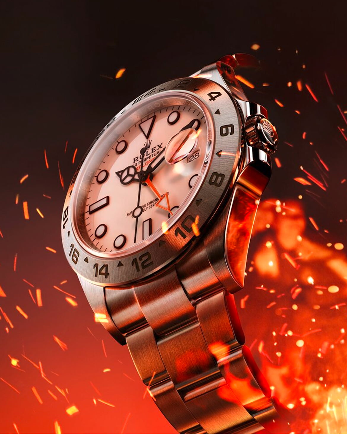 rolex explorer ii watches - dafc