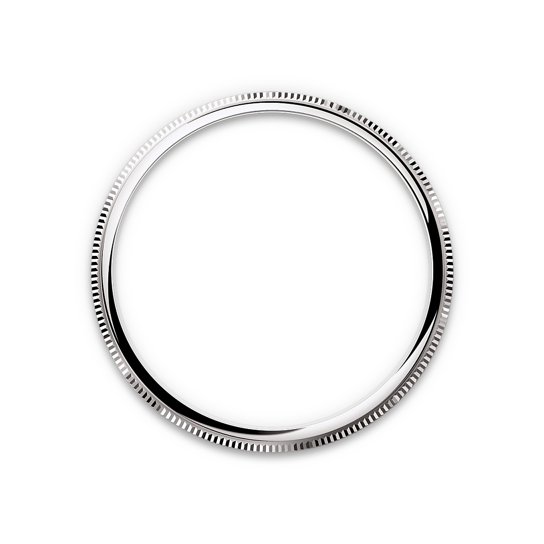 1908 - Domed and fluted bezel
