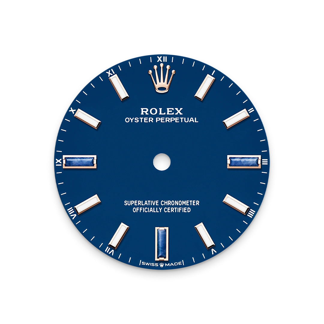 Oyster Perpetual 34 - Mặt số màu blue stone