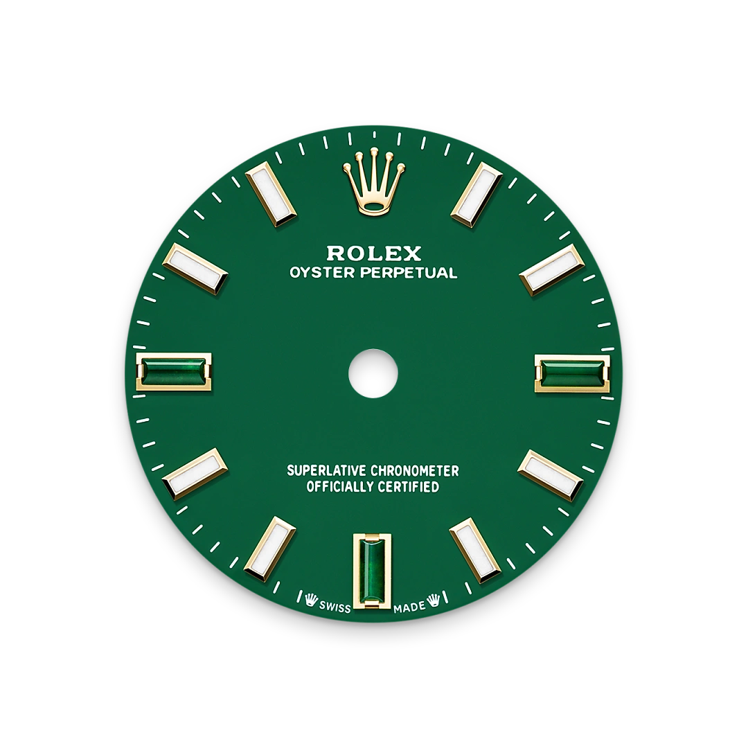 Oyster Perpetual 28 - Green stone dial
