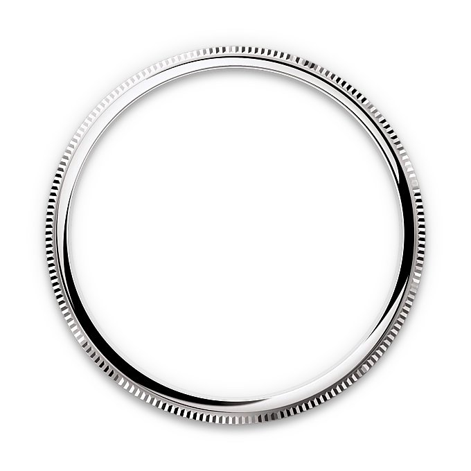 1908 - Domed and fluted bezel