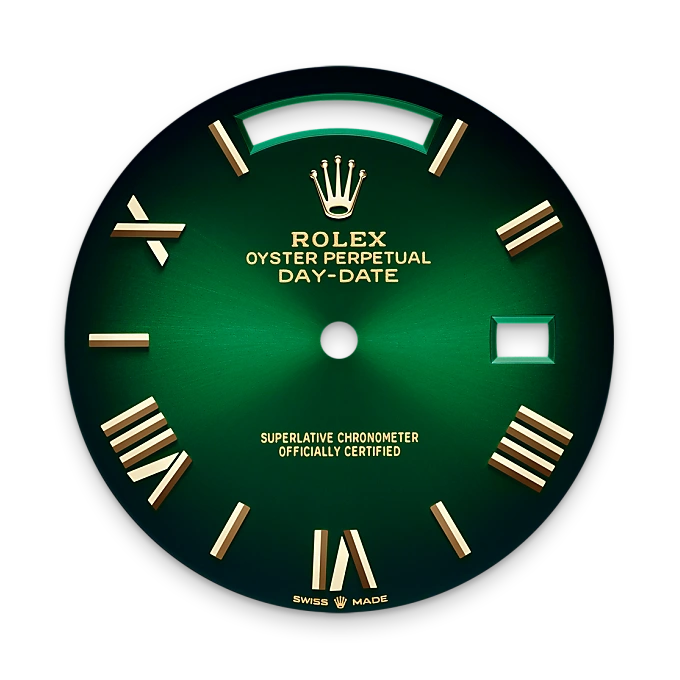 Day-Date 40 - Green ombré dial
