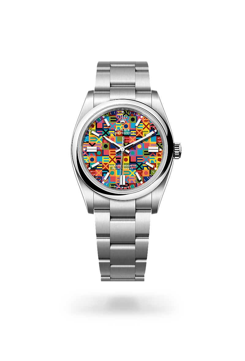 rolex oyster perpetual chế tác từ thép oystersteel, m126000-0016 - dafc