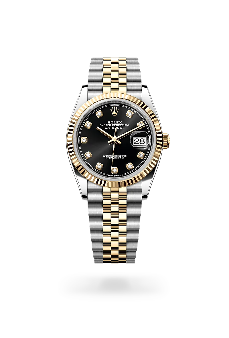 rolex datejust chế tác từ rolesor vàng - hỗn hợp thép oystersteel và vàng kim, m126233-0021 - dafc