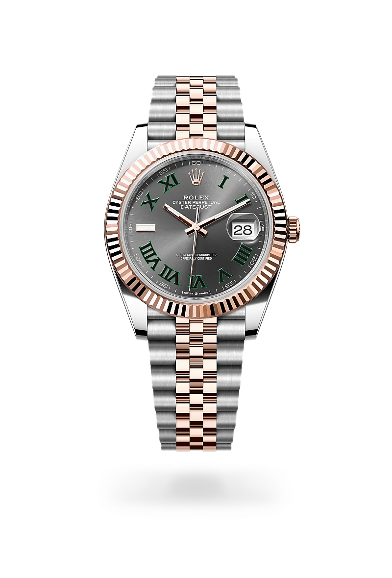 rolex datejust chế tác từ rolesor everose - hỗn hợp thép oystersteel và vàng everose, m126331-0016 - dafc