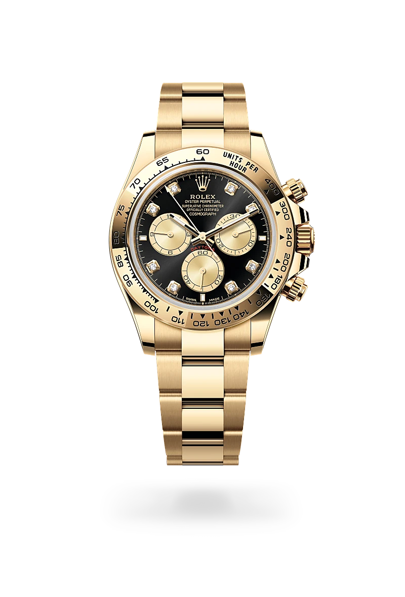 rolex cosmograph daytona in 18 ct yellow gold, m126508-0003 - dafc