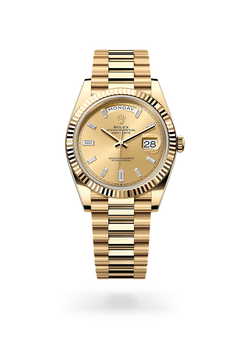 rolex day-date in 18 ct yellow gold, m228238-0005 - dafc