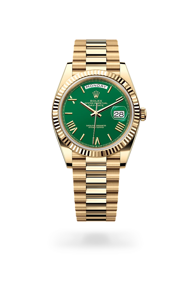 rolex day-date in 18 ct yellow gold, m228238-0061 - dafc