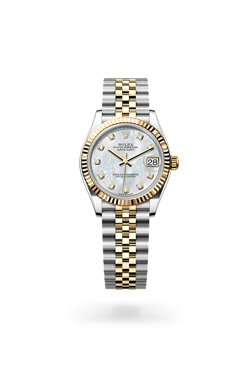rolex datejust chế tác từ rolesor vàng - hỗn hợp thép oystersteel và vàng kim, m278273-0028 - dafc