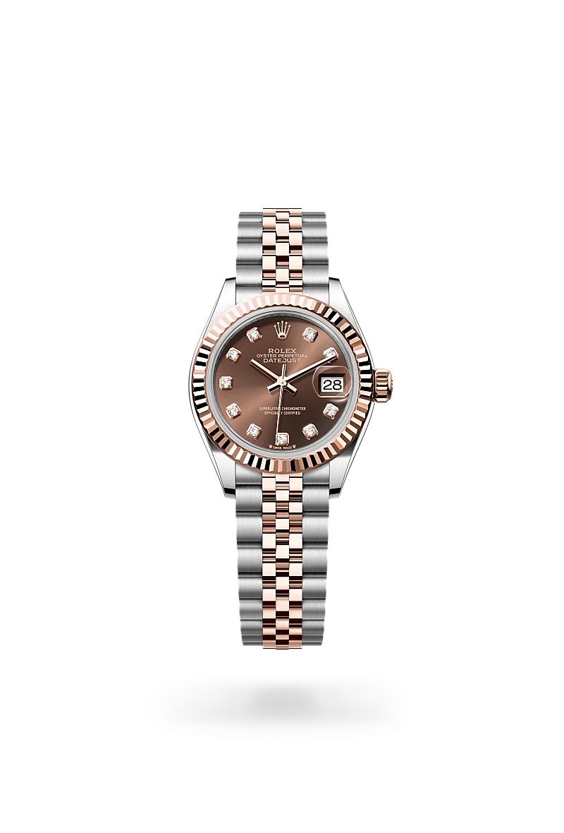rolex lady-datejust chế tác từ rolesor everose - hỗn hợp thép oystersteel và vàng everose, m279171-0011 - dafc