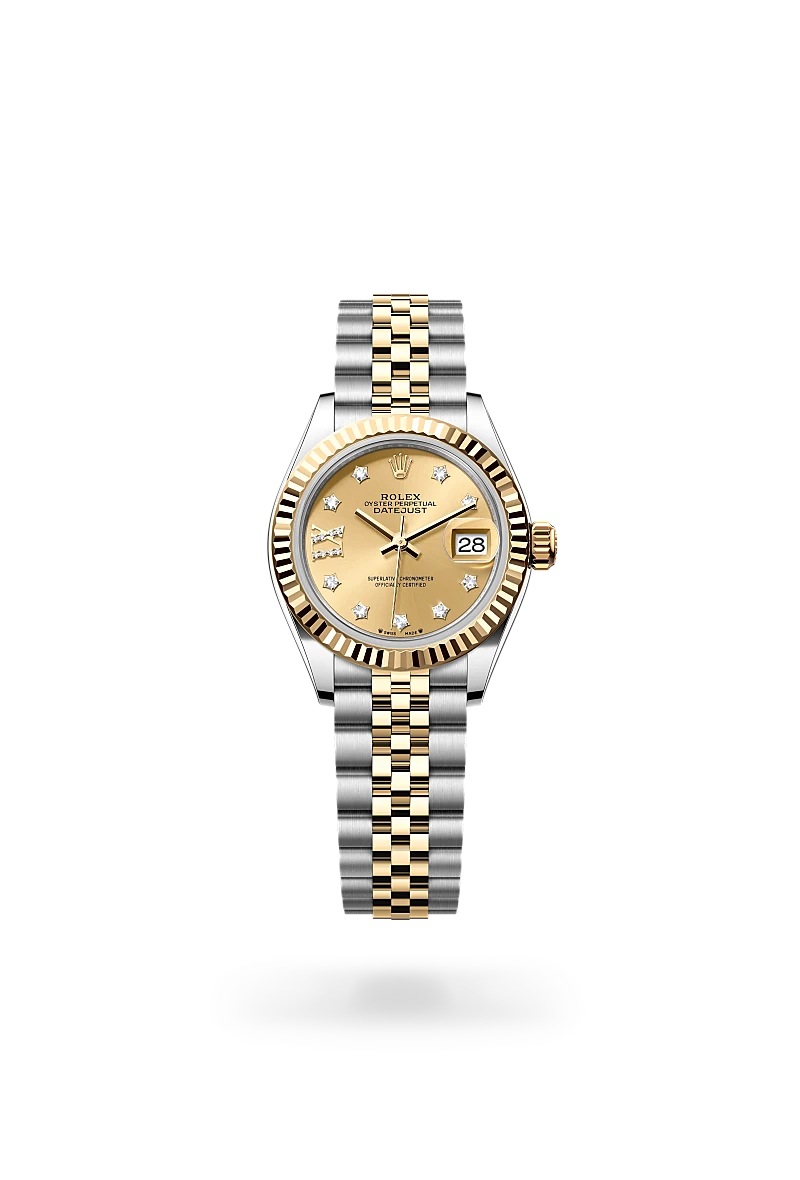 rolex lady-datejust chế tác từ rolesor vàng - hỗn hợp thép oystersteel và vàng kim, m279173-0021 - dafc