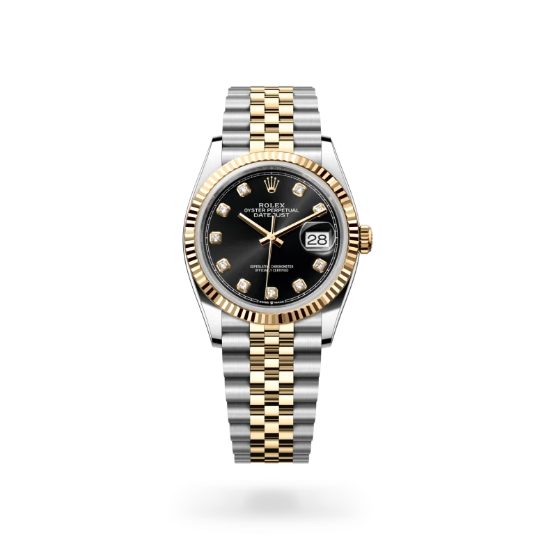 rolex datejust chế tác từ rolesor vàng - hỗn hợp thép oystersteel và vàng kim, m126233-0021 - dafc