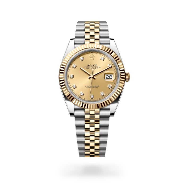 rolex datejust chế tác từ rolesor vàng - hỗn hợp thép oystersteel và vàng kim, m126333-0012 - dafc