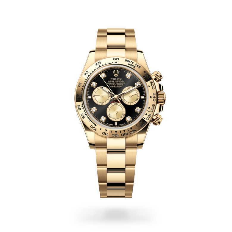 rolex cosmograph daytona in 18 ct yellow gold, m126508-0003 - dafc