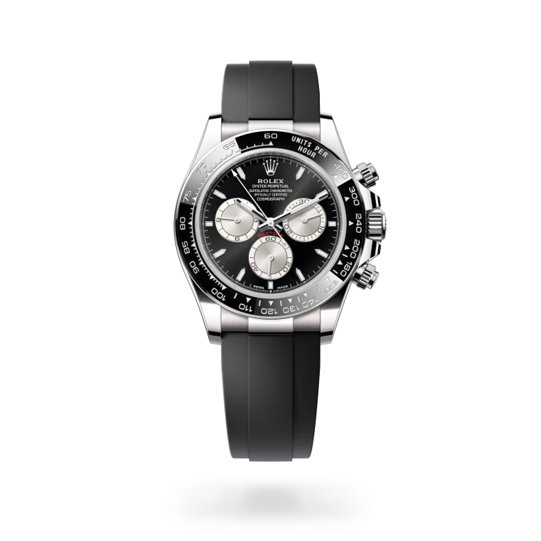 rolex cosmograph daytona in 18 ct white gold, m126519ln-0002 - dafc