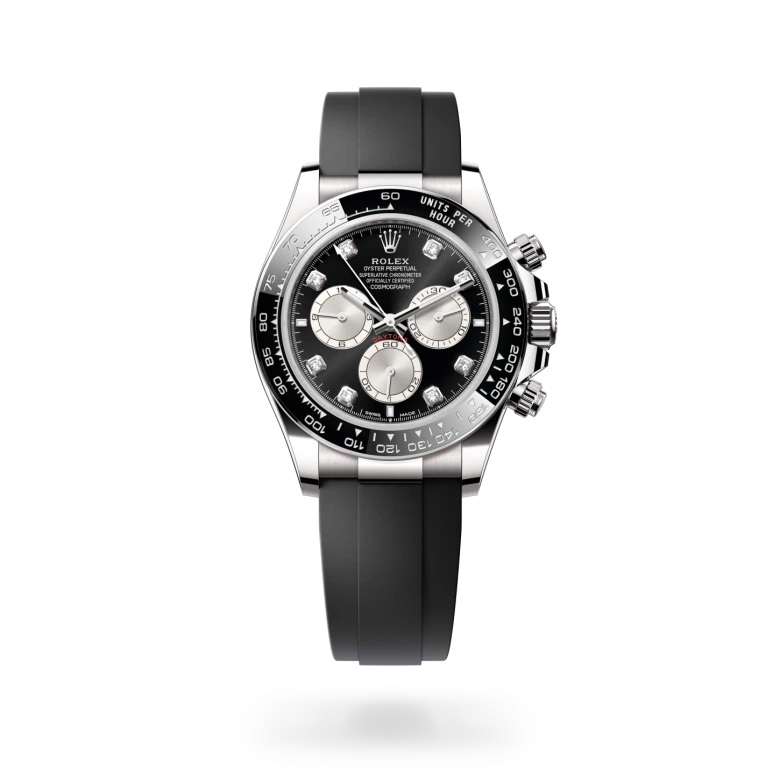 rolex cosmograph daytona in 18 ct white gold, m126519ln-0004 - dafc