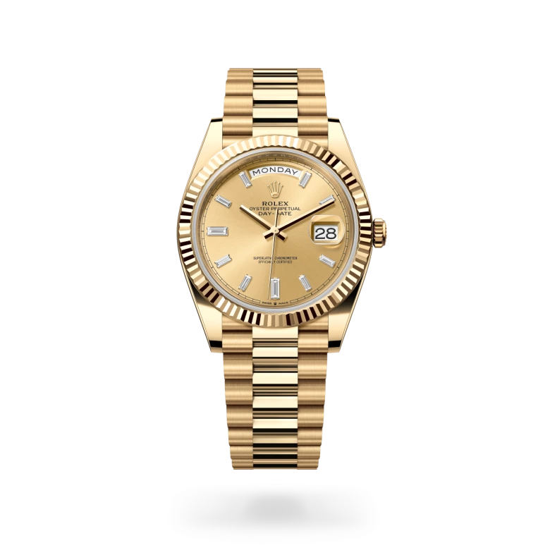 rolex day-date in 18 ct yellow gold, m228238-0005 - dafc
