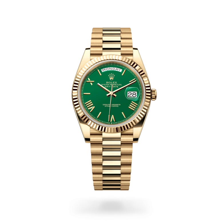 rolex day-date in 18 ct yellow gold, m228238-0061 - dafc