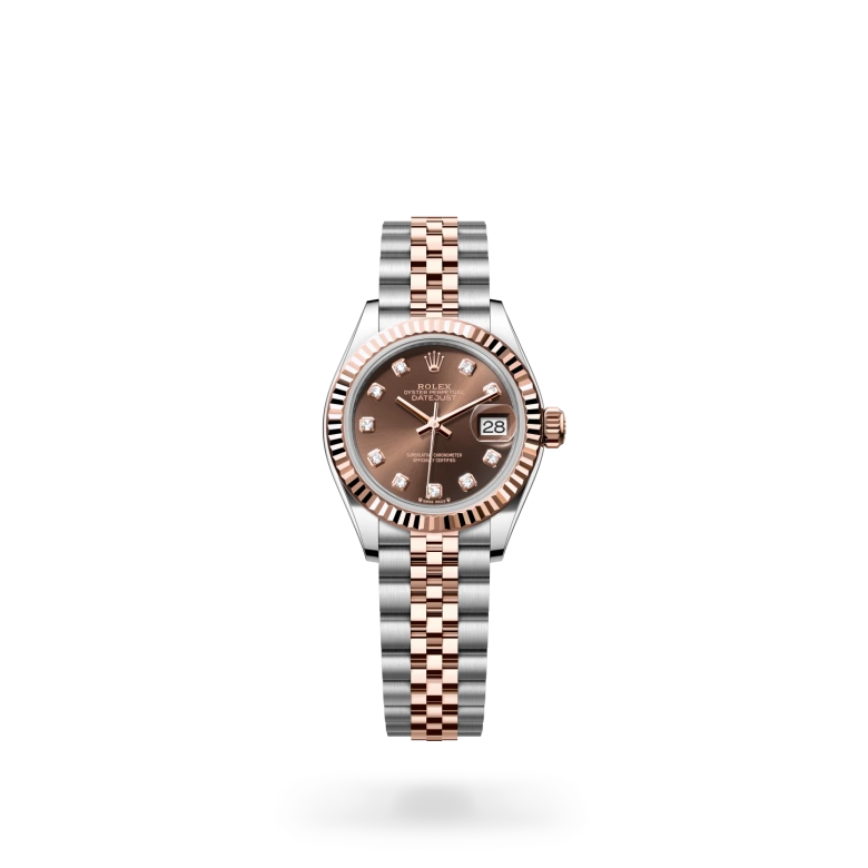 rolex lady-datejust chế tác từ rolesor everose - hỗn hợp thép oystersteel và vàng everose, m279171-0011 - dafc
