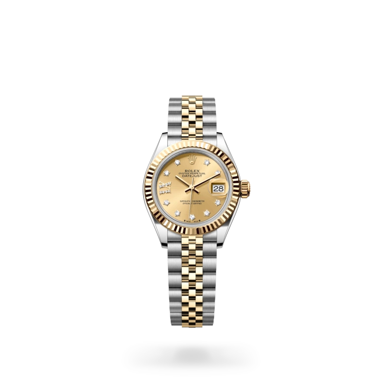 rolex lady-datejust chế tác từ rolesor vàng - hỗn hợp thép oystersteel và vàng kim, m279173-0021 - dafc